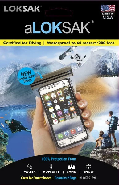 ALoksak AlokD2-4x7 11.2 X 18.4 Cm (2 Sacs) 1 ALoksak AlokD2-4x7 11.2 X 18.4 Cm (2 Sacs)