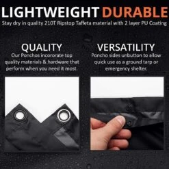 Arcturus Lightweight Waterproof Rain Poncho -Randonnée Camping Magasin arcturus lightweight waterproof rain poncho 22