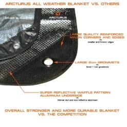 Arcturus Outdoor Survival Blanket -Randonnée Camping Magasin arcturus outdoor heavy duty survival blanket 09