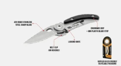 True Utility Skeleton Knife -Randonnée Camping Magasin couteau skeleton knife true utility