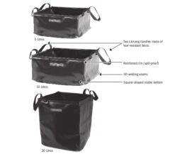 Cuvette Pliable Ortlieb 10 L -Randonnée Camping Magasin evier a eau ortlieb floding bowl 1