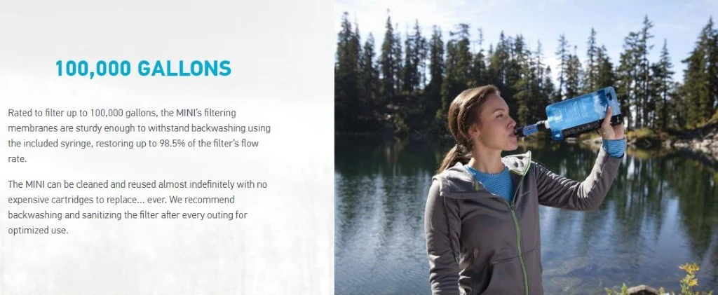 Sawyer Mini Water Filtration System 8 Sawyer Mini Water Filtration System – Image 8