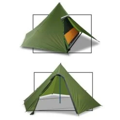 Luxe Outdoor Sil Hexpeak F6a (Verte) 12 Luxe Outdoor Sil Hexpeak F6a (Verte) -Randonnée Camping Magasin luxe outdoor sil hexpeak f6 05