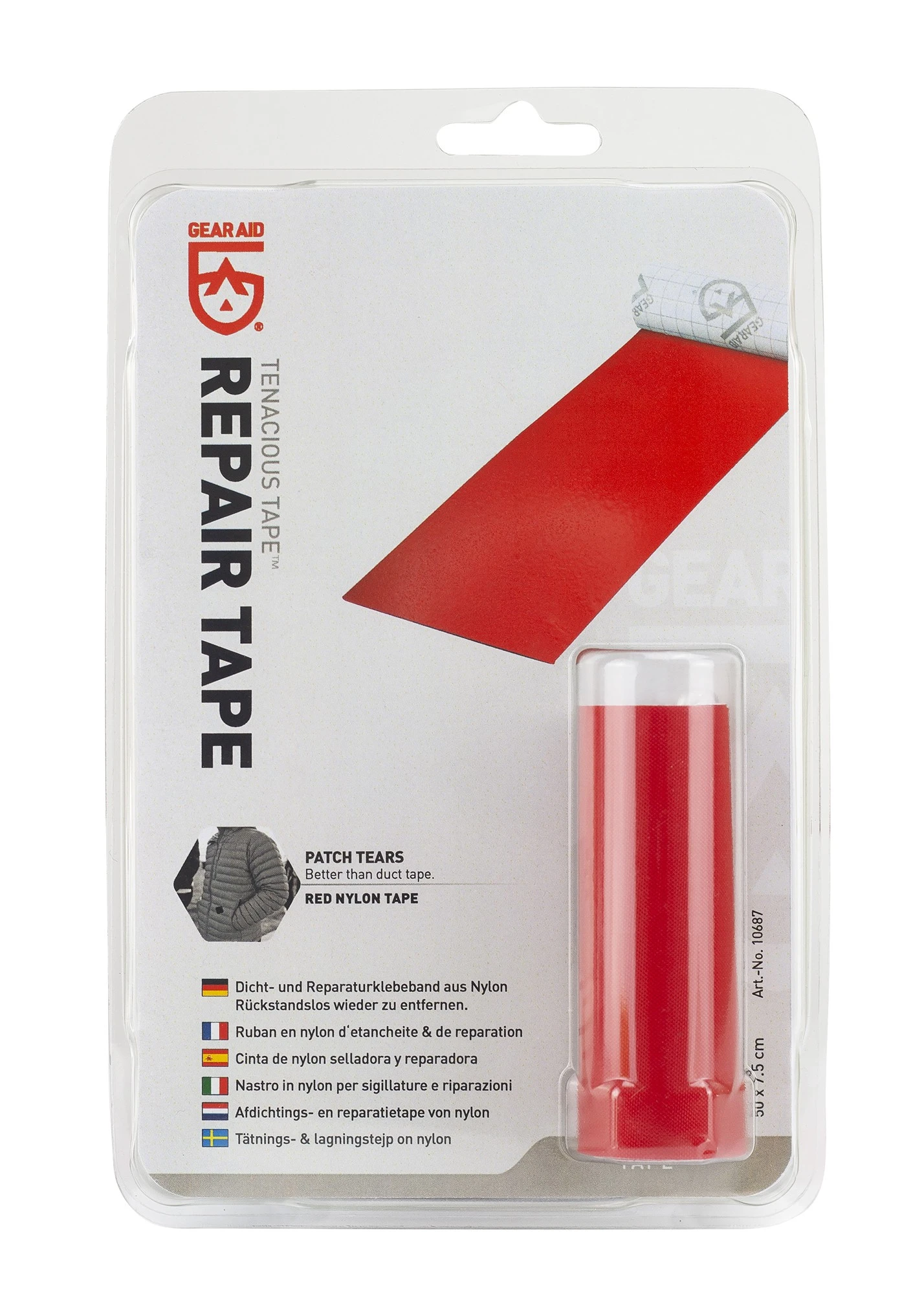 GearAid Tenacious Tape - Couleurs 1 GearAid Tenacious Tape - Couleurs