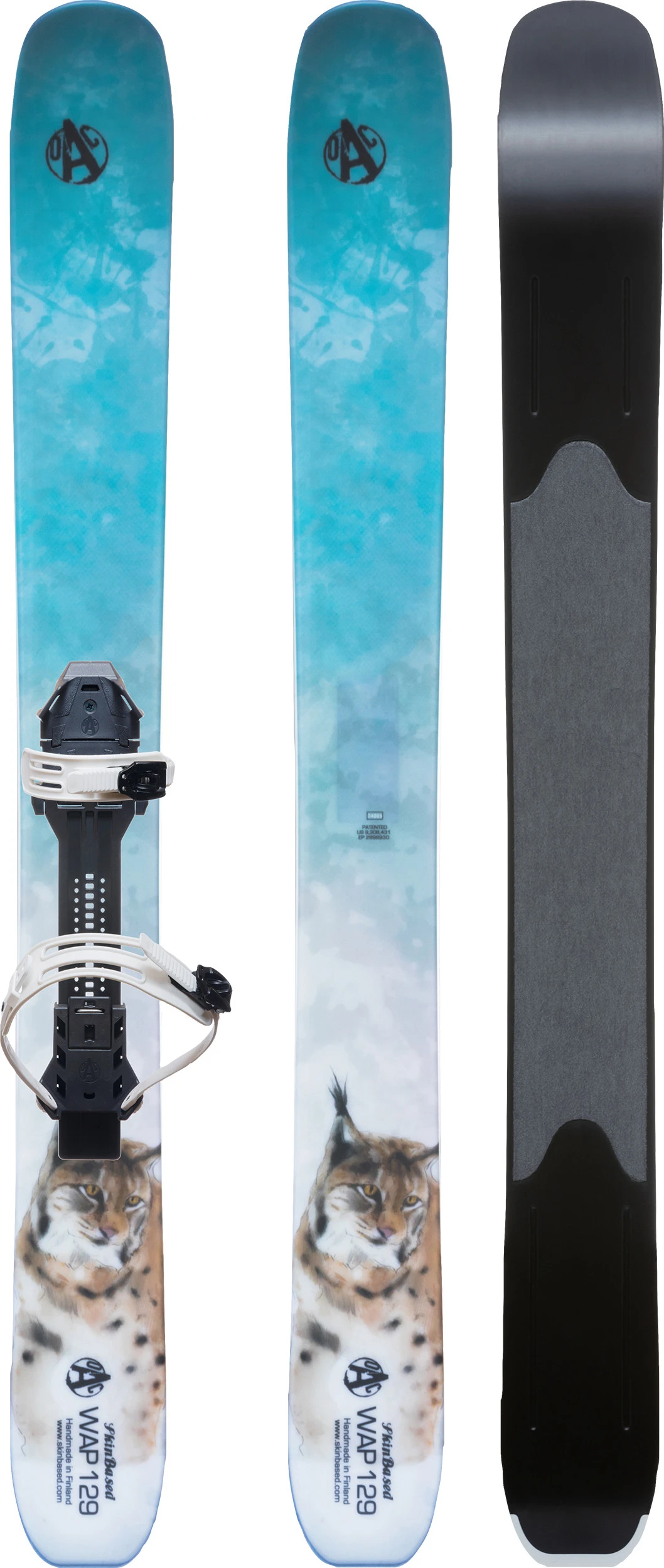 Skis OAC Wap 129 + Fixations EA 2.0 1 Skis OAC Wap 129 + Fixations EA 2.0