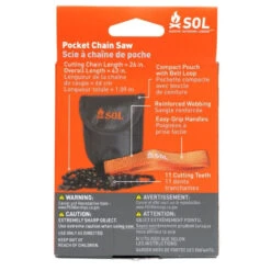 Sol Pocket Chain Saw -Randonnée Camping Magasin sol pocket chain saw 8
