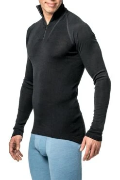 Woolpower Zip Turtleneck Lite -Randonnée Camping Magasin sous vetement laine merinos woolpower zip turtleneck lite
