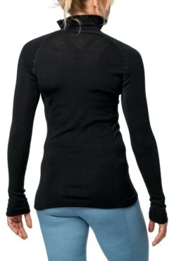 Woolpower Zip Turtleneck Lite -Randonnée Camping Magasin sous vetement laine merinos woolpower zip turtleneck lite 04