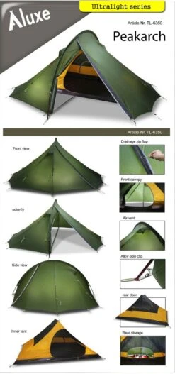 Luxe Outdoor Peakarch -Randonnée Camping Magasin tente peaharch luxe outdoor
