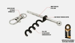 True Utility Twistick 27 True Utility Twistick -Randonnée Camping Magasin tire bouchon twistick true utility 3