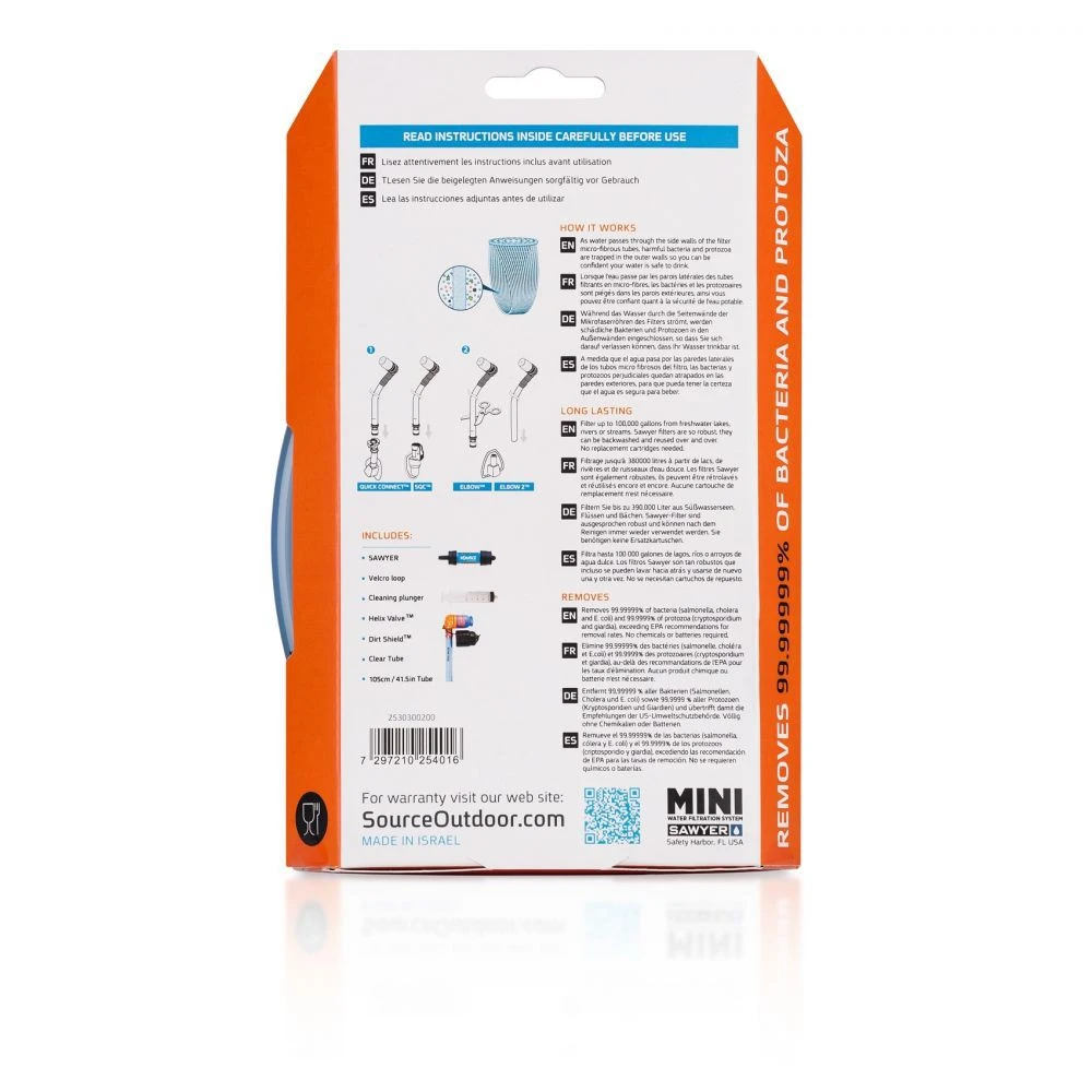 Tube Kit Source + Filtre Mini Sawyer 3 Tube Kit Source + Filtre Mini Sawyer – Image 3